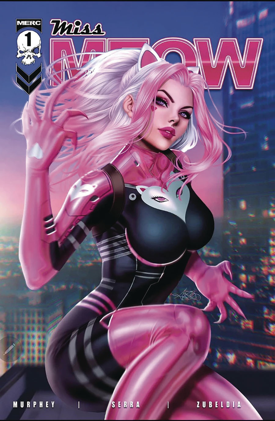 Miss Meow #1 Cover H DF Exclusive Ariel Diaz Variant Cover