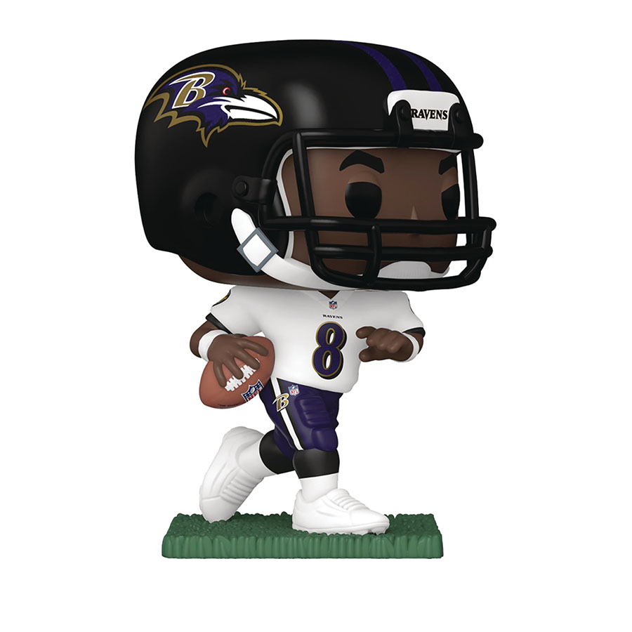 POP NFL Ravens Away Lamar Jackson Vinyl Figure