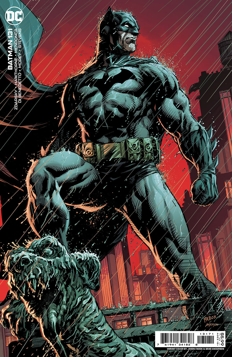 Batman Vol 3 #131 Cover D Variant Jason Fabok Card Stock Cover (Limit 1 Per Customer)