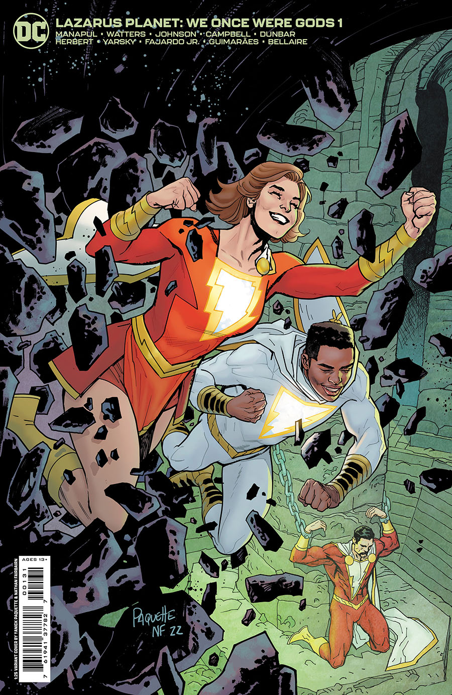 Lazarus Planet We Once Were Gods #1 (One Shot) Cover E Incentive Yanick Paquette Card Stock Variant Cover