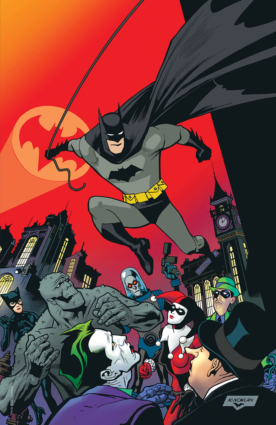 Batman The Adventures Continue Season III #1 Cover E Incentive Kevin Nowlan Foil Variant Cover