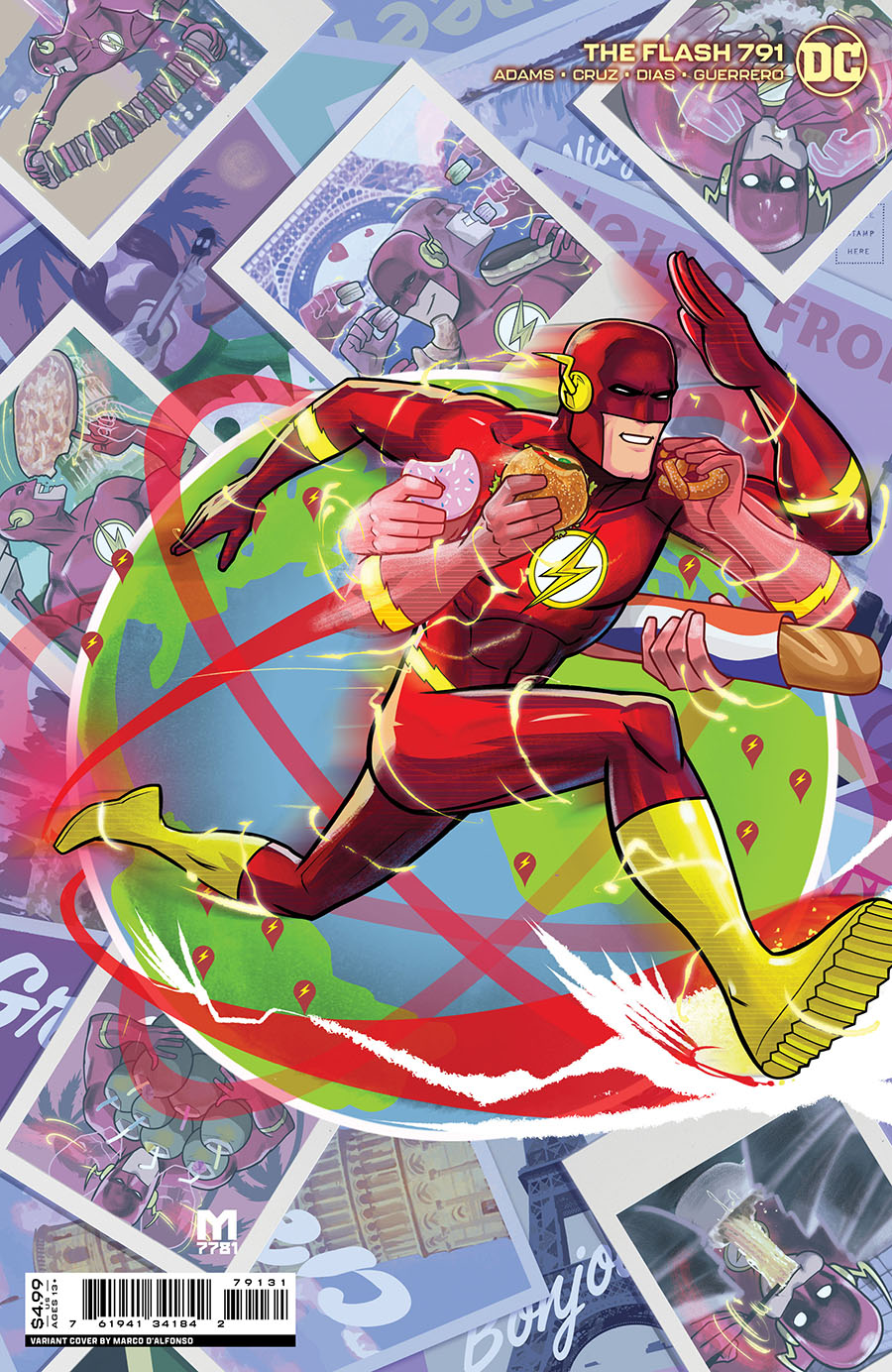 Flash Vol 5 #791 Cover C Variant Marco Dalfonso Card Stock Cover (One-Minute War Part 2)(Limit 1 Per Customer)