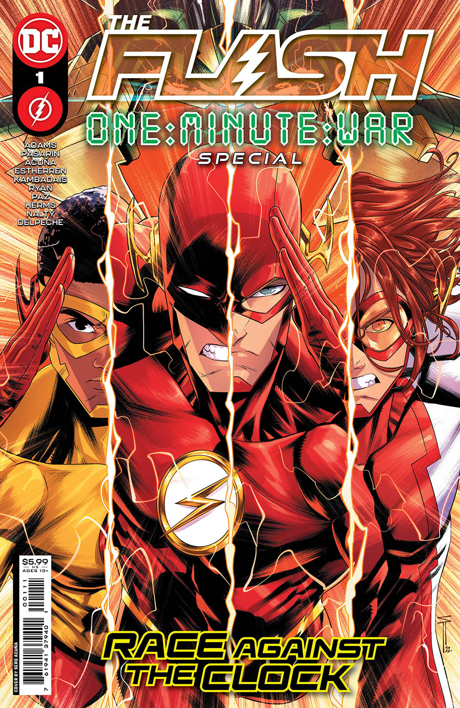 Flash One-Minute War Special #1 (One Shot) Cover A Regular Serg Acuna Cover (One-Minute War Part 1) (Limit 1 Per Customer)