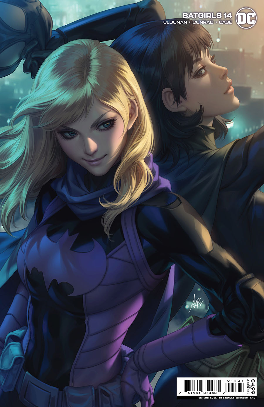 Batgirls #14 Cover B Variant Stanley Artgerm Lau Card Stock Cover (Limit 1 Per Customer)