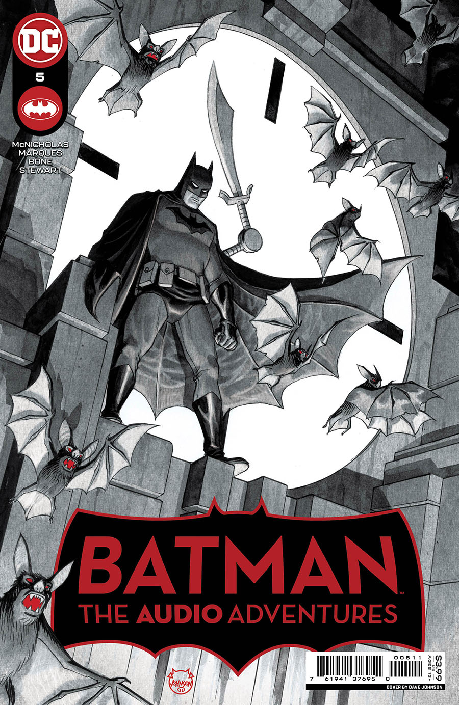 Batman The Audio Adventures #5 Cover A Regular Dave Johnson Cover