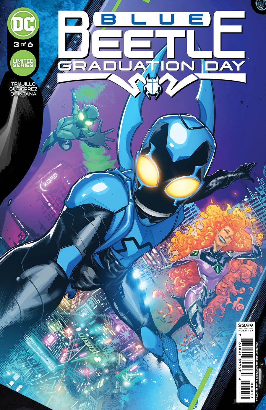 Blue Beetle Graduation Day #3 Cover A Regular Adrian Gutierrez Cover