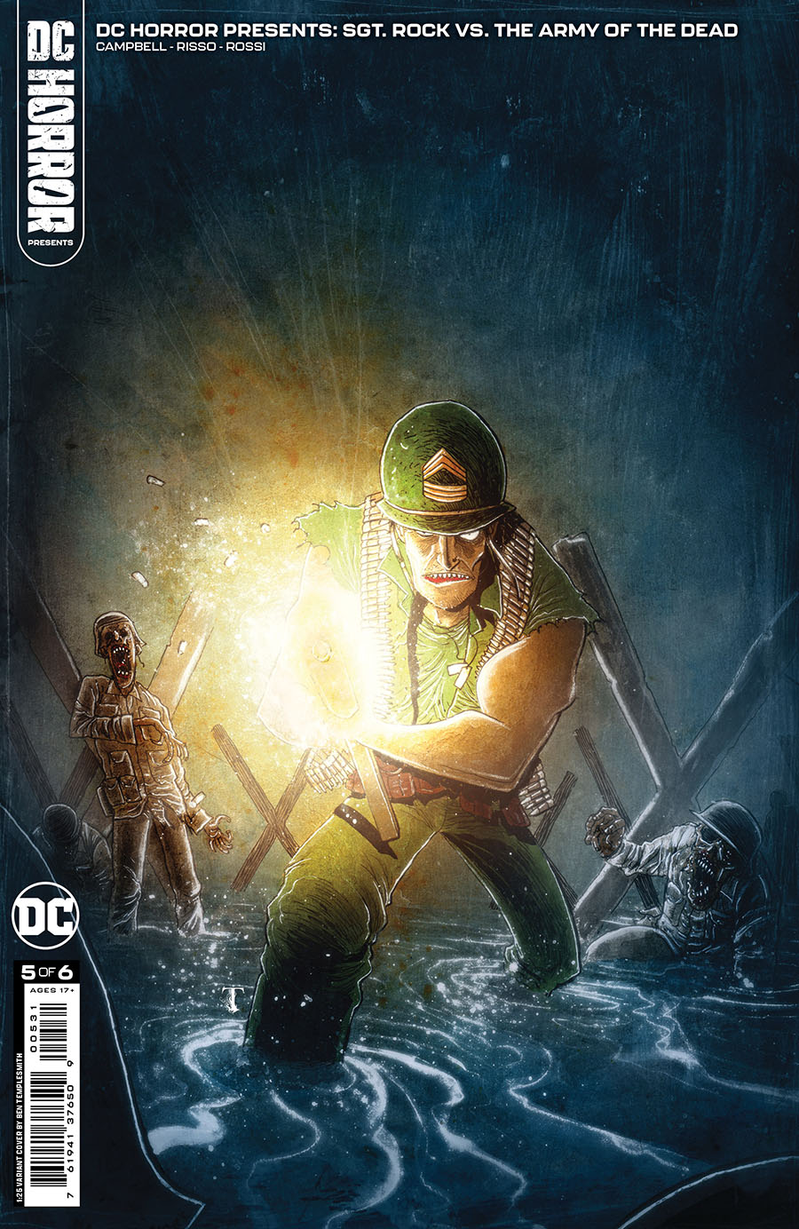 DC Horror Presents Sgt Rock vs The Army Of The Dead #5 Cover C Incentive Ben Templesmith Card Stock Variant Cover