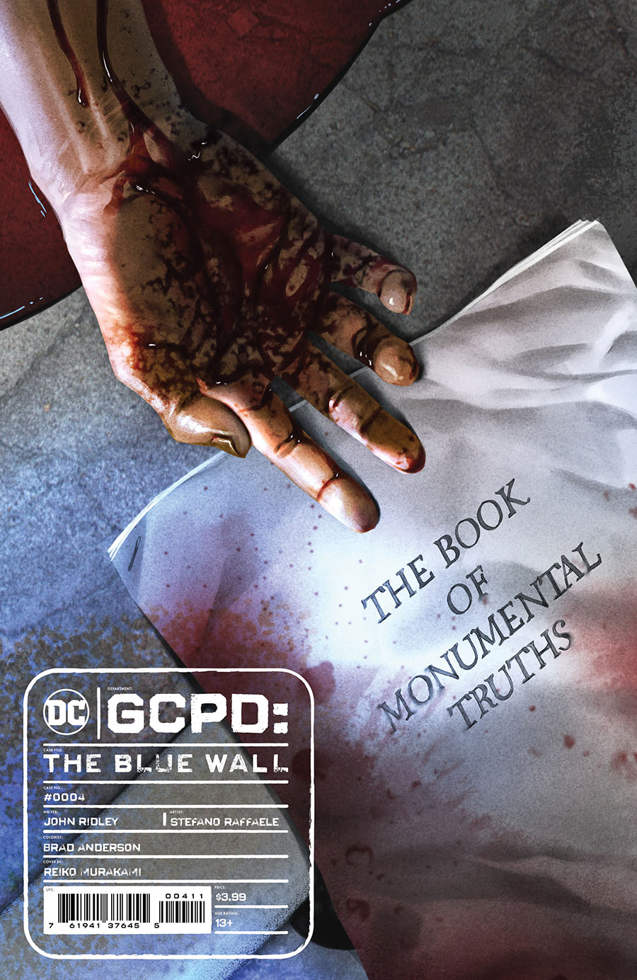 GCPD The Blue Wall #4 Cover A Regular Reiko Murakami Cover