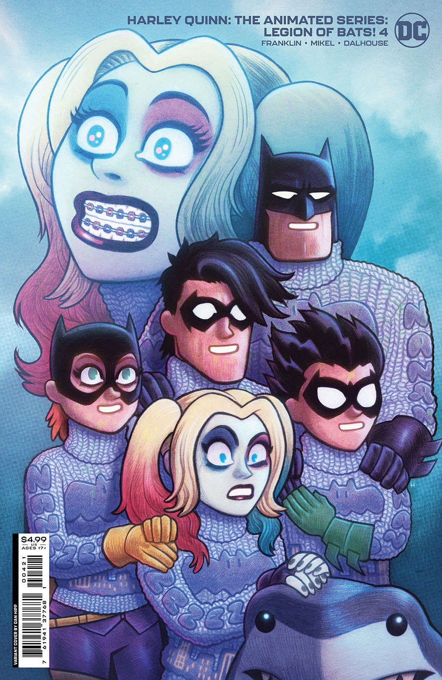 Harley Quinn The Animated Series Legion Of Bats #4 Cover B Variant Dan Hipp Card Stock Cover