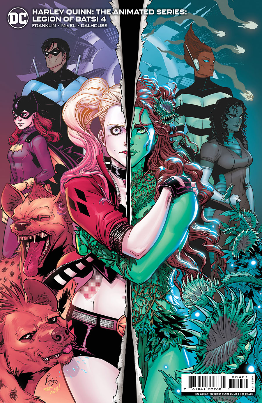 Harley Quinn The Animated Series Legion Of Bats #4 Cover C Incentive Renae De Liz Card Stock Variant Cover