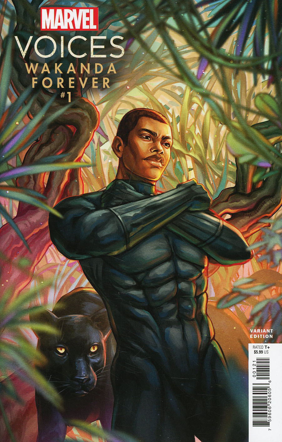 Marvels Voices Wakanda Forever #1 (One Shot) Cover B Variant Ejiwa Edge Ebenebe Cover