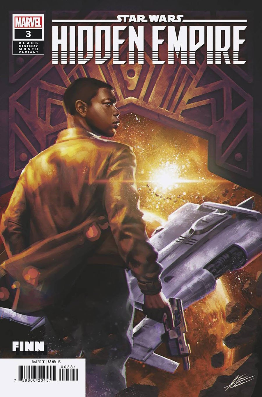 Star Wars Hidden Empire #3 Cover B Variant Mateus Manhanini Black History Month Cover