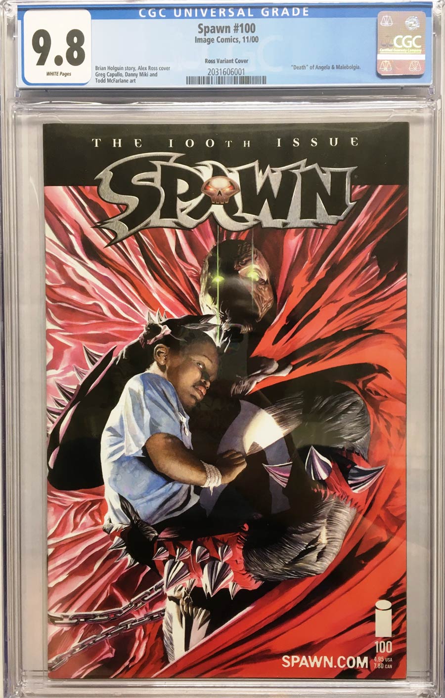 Spawn #100 Cover G CGC 9.8 Alex Ross