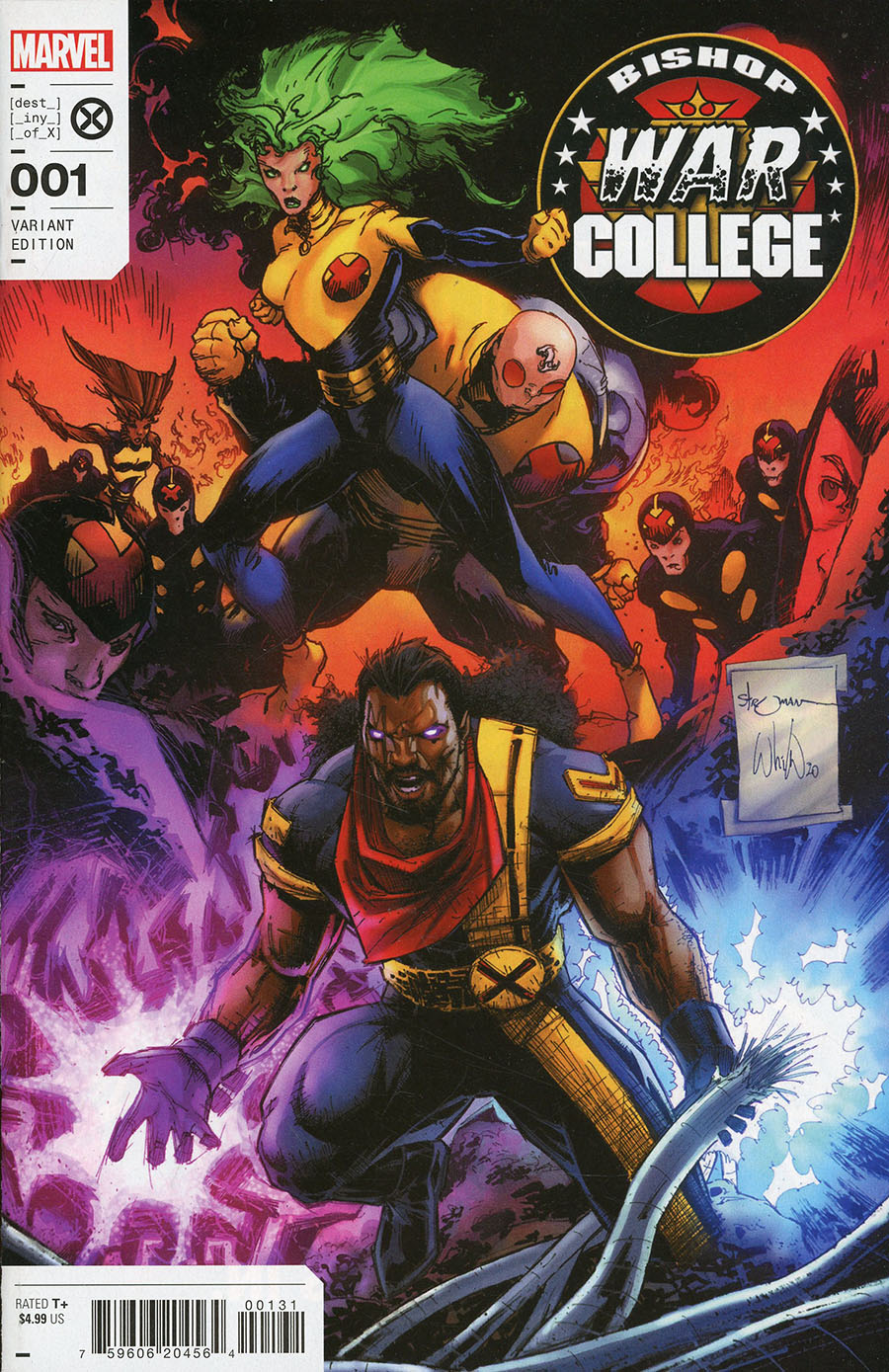 Bishop War College #1 Cover F Incentive Whilce Portacio & Larry Stroman Hidden Gem Variant Cover