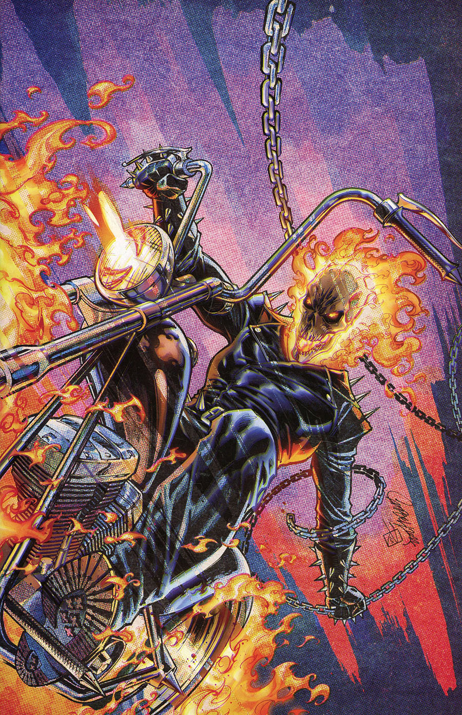 Ghost Rider Vol 9 #11 Cover F Incentive J Scott Campbell Anniversary Virgin Cover