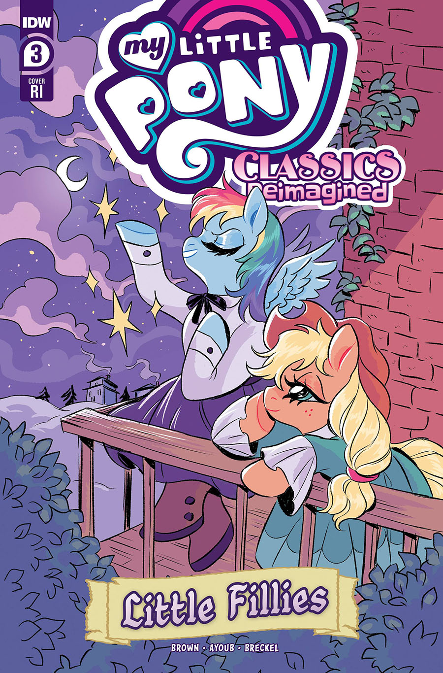 My Little Pony Classics Reimagined Little Fillies #3 Cover C Incentive Rose Bousamra Variant Cover