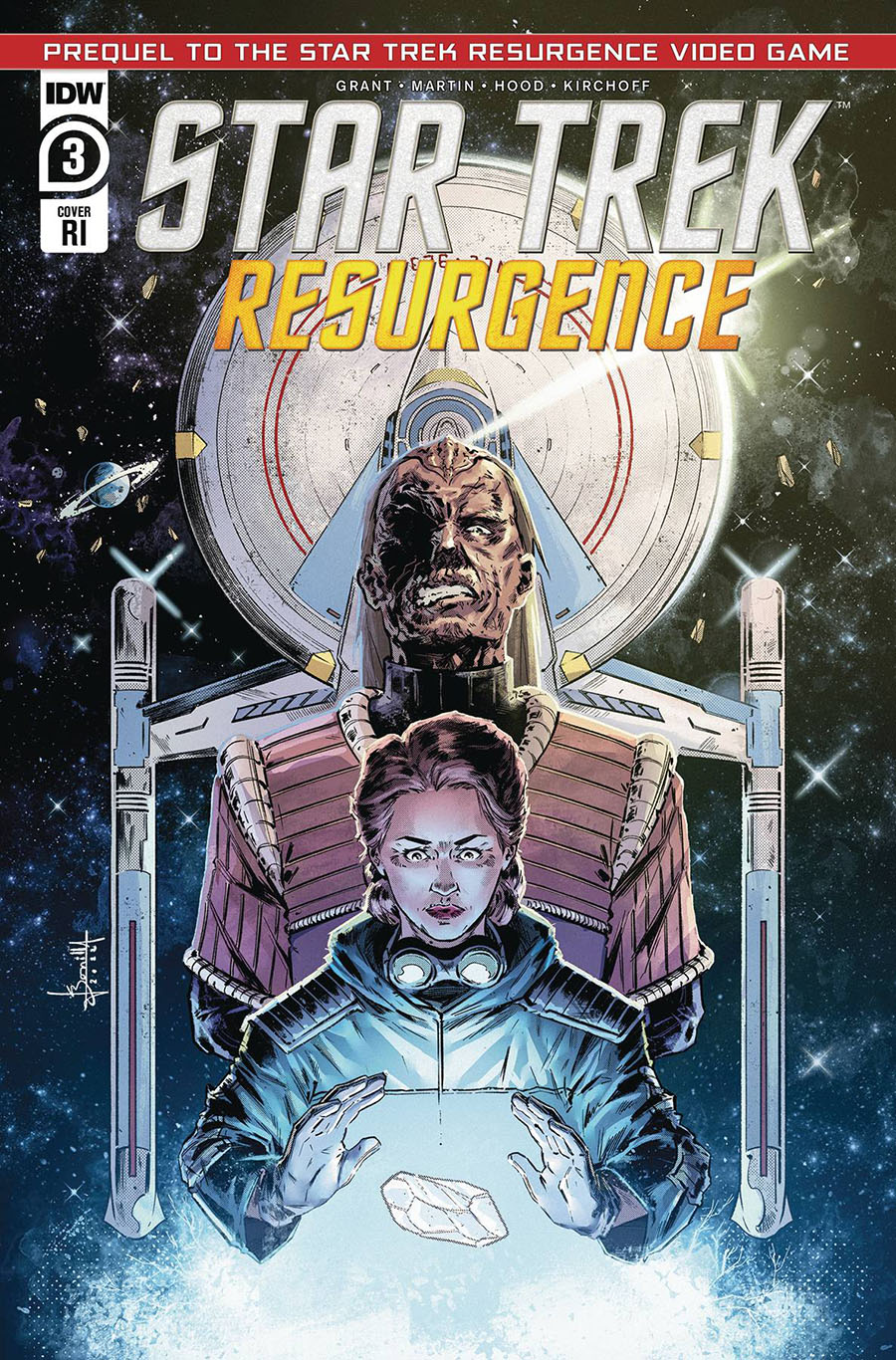Star Trek Resurgence #3 Cover C Incentive Adrian Bonilla Variant Cover