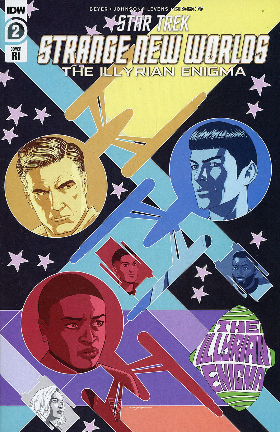 Star Trek Strange New Worlds Illyrian Enigma #2 Cover D Incentive Butch K Mapa Variant Cover