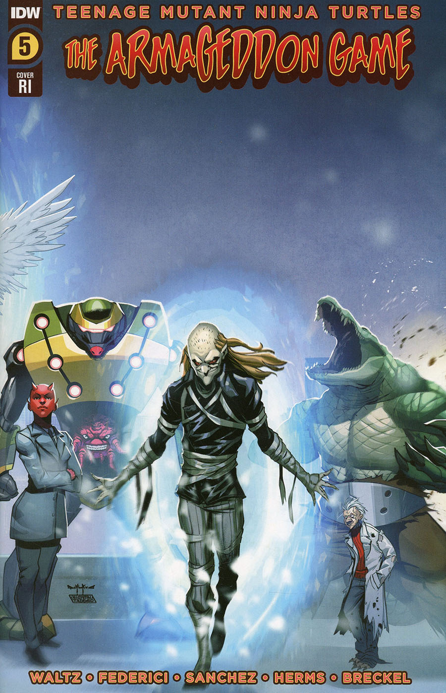 Teenage Mutant Ninja Turtles Armageddon Game #5 Cover D Incentive Pasquale Qualano Variant Cover