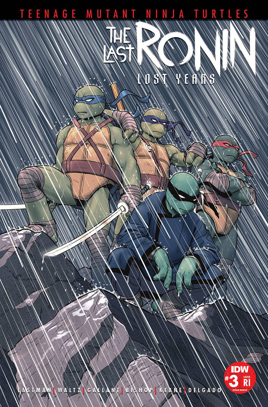 Teenage Mutant Ninja Turtles The Last Ronin The Lost Years #3 Cover D Incentive Jamie McKelvie Variant Cover