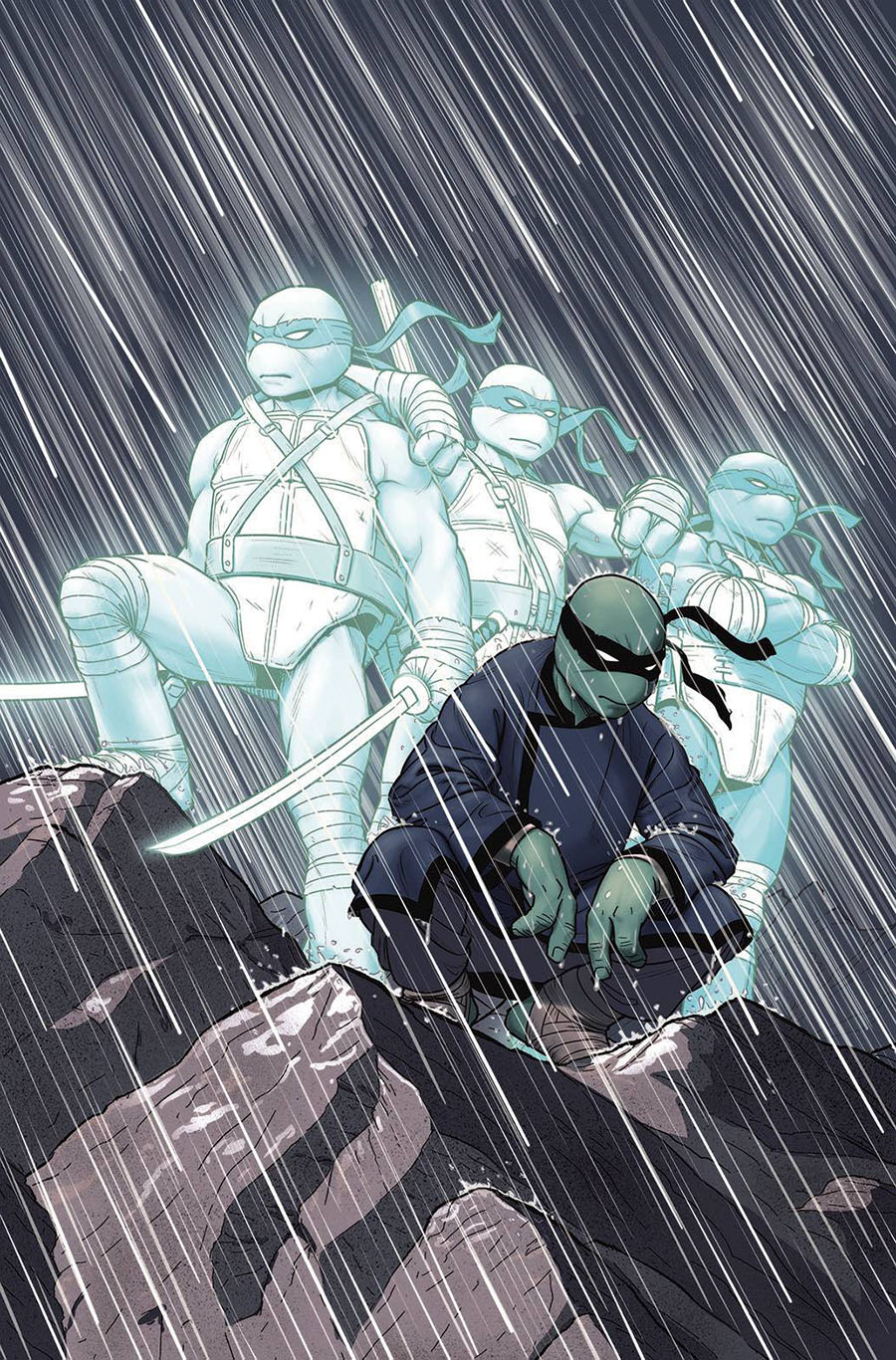 Teenage Mutant Ninja Turtles The Last Ronin The Lost Years #3 Cover F Incentive Jamie McKelvie Virgin Variant Cover