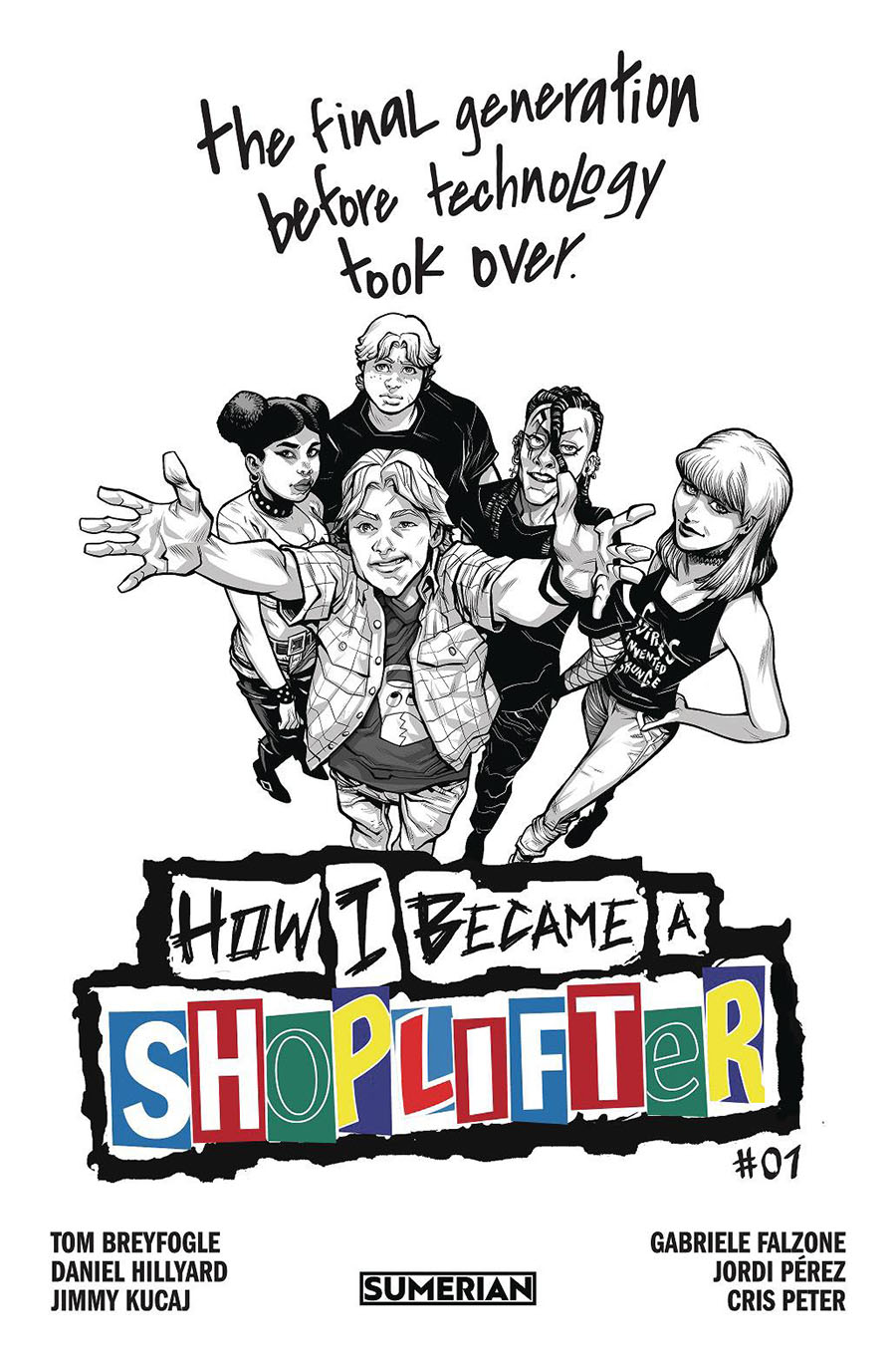 How I Became A Shoplifter #1 Cover F Incentive Sergi Domenech Clerks Homage Variant Cover