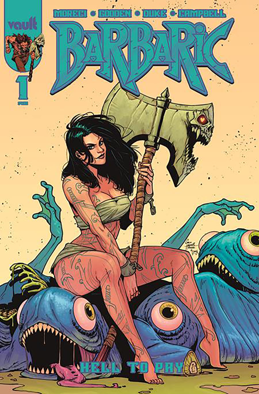 Barbaric Hell To Pay #1 Cover C Incentive Corin Howell Variant Cover