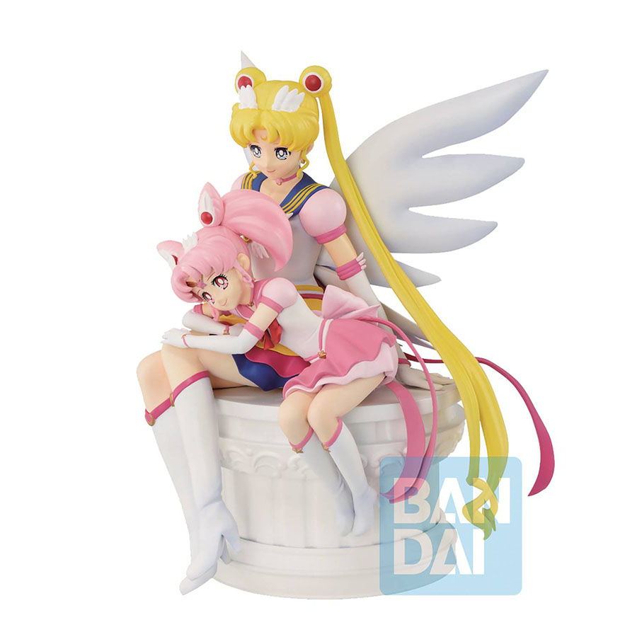 Pretty Guardian Sailor Moon Eternal The Movie Ichibansho - Eternal Sailor Moon & Eternal Sailor Chibi Moon (Eternal Sailor Guardians) Figure