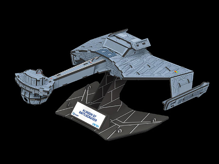 Star Trek Puzzle Fleet Ship - Klingon D7 Battlecruiser