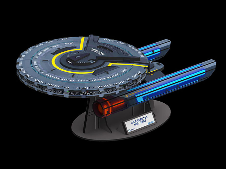Star Trek Puzzle Fleet Ship - USS Cerritos