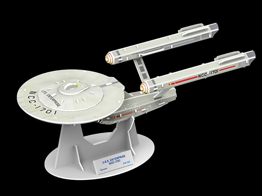 Star Trek Puzzle Fleet Ship - USS Enterprise (The Original Series)