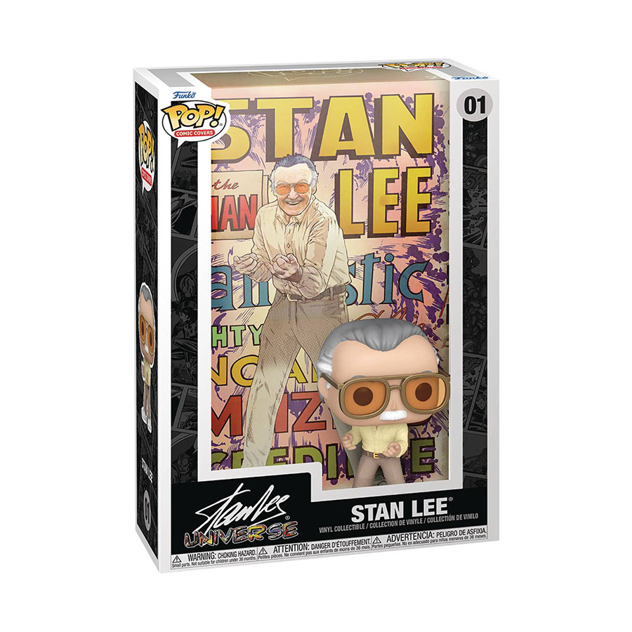 POP Comic Cover Marvel Stan Lee Vinyl Bobble Head