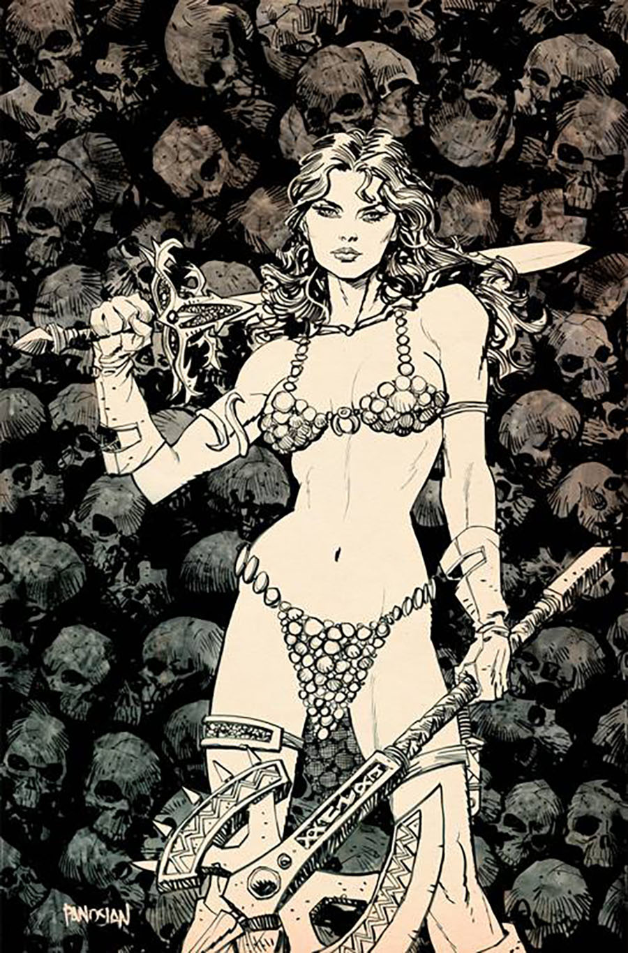 Unbreakable Red Sonja #2 Cover V Incentive Dan Panosian Virgin Cover