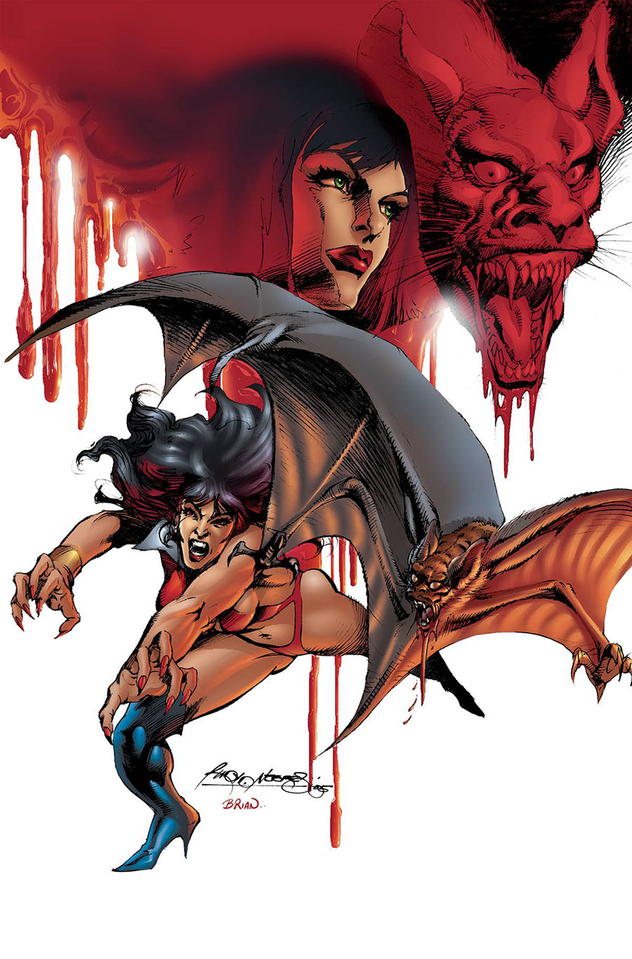 Vampirella Strikes Vol 3 #7 Cover R Incentive Rudy Nebres Modern Icon Virgin Cover