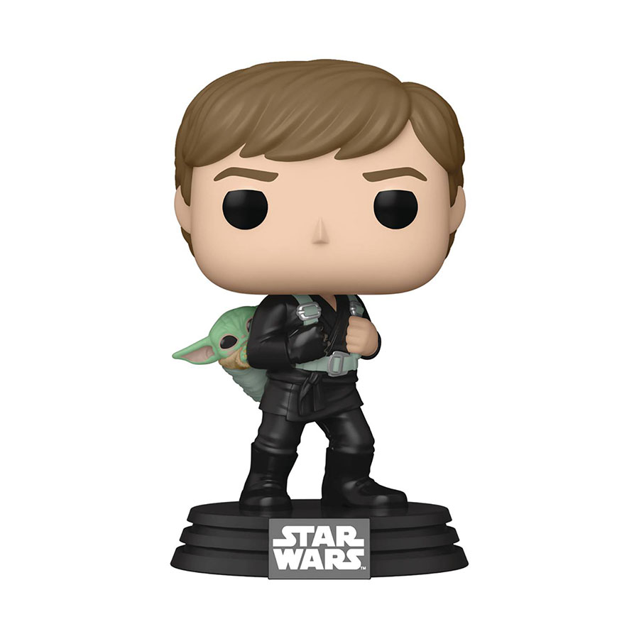 POP Star Wars Book Of Boba Fett Luke Skywalker Training Vinyl Bobble Head