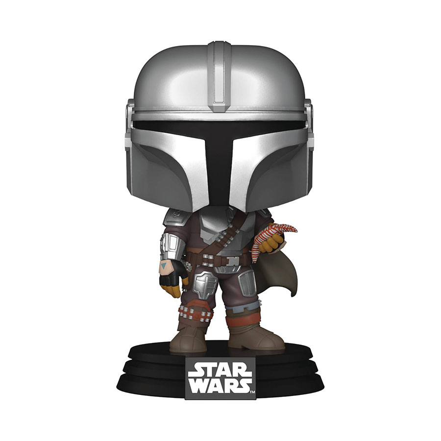POP Star Wars Book Of Boba Fett Mandalorian With Pouch Vinyl Bobble Head