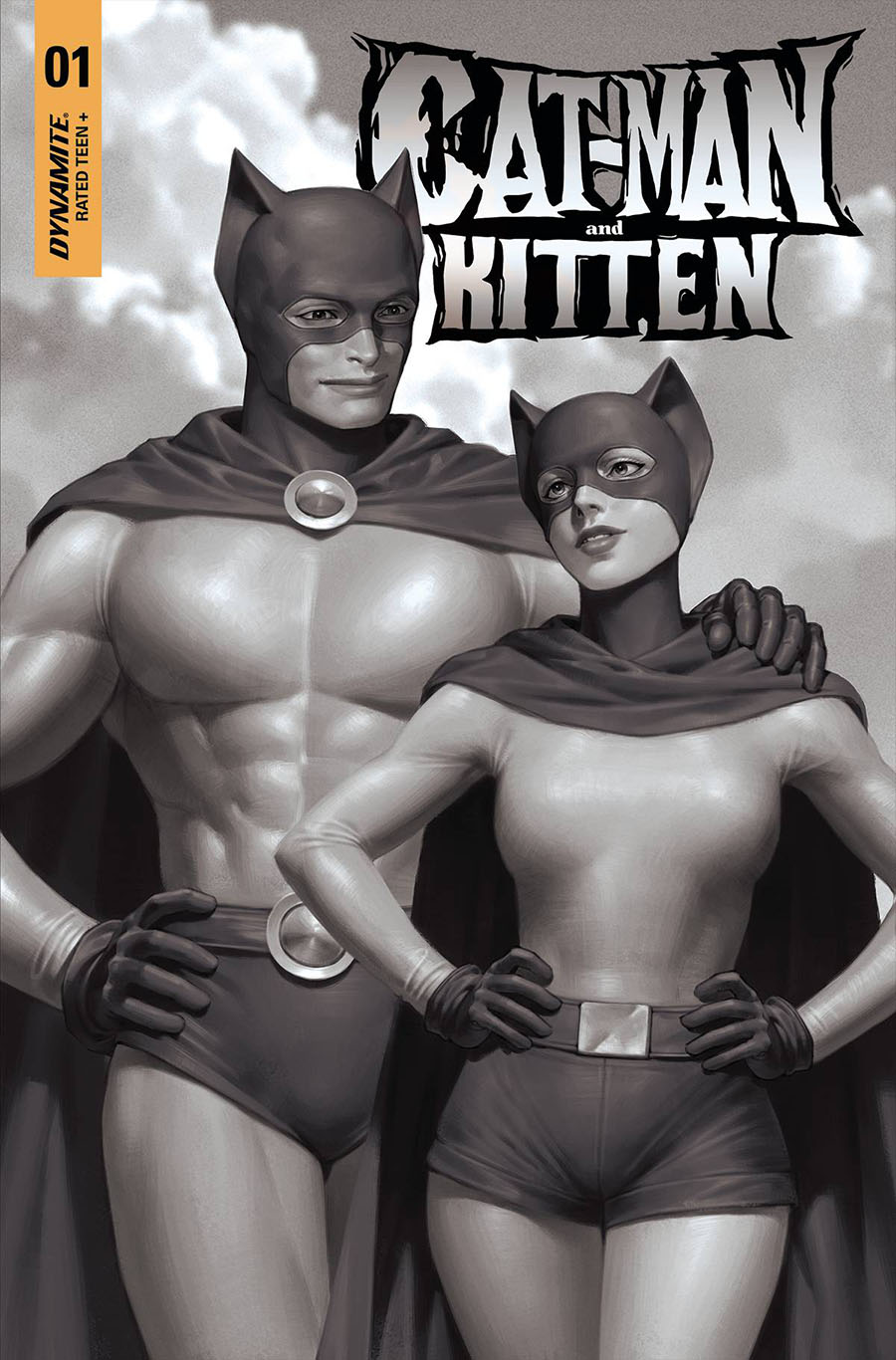 Cat-Man And Kitten #1 (One Shot) Cover G Incentive Junggeun Yoon Black & White Cover