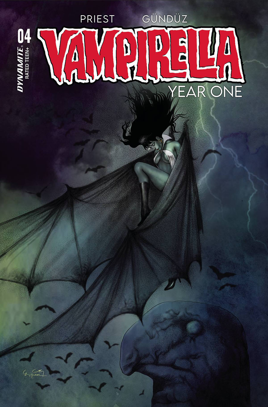 Vampirella Year One #4 Cover N Variant Ergun Gunduz Cover