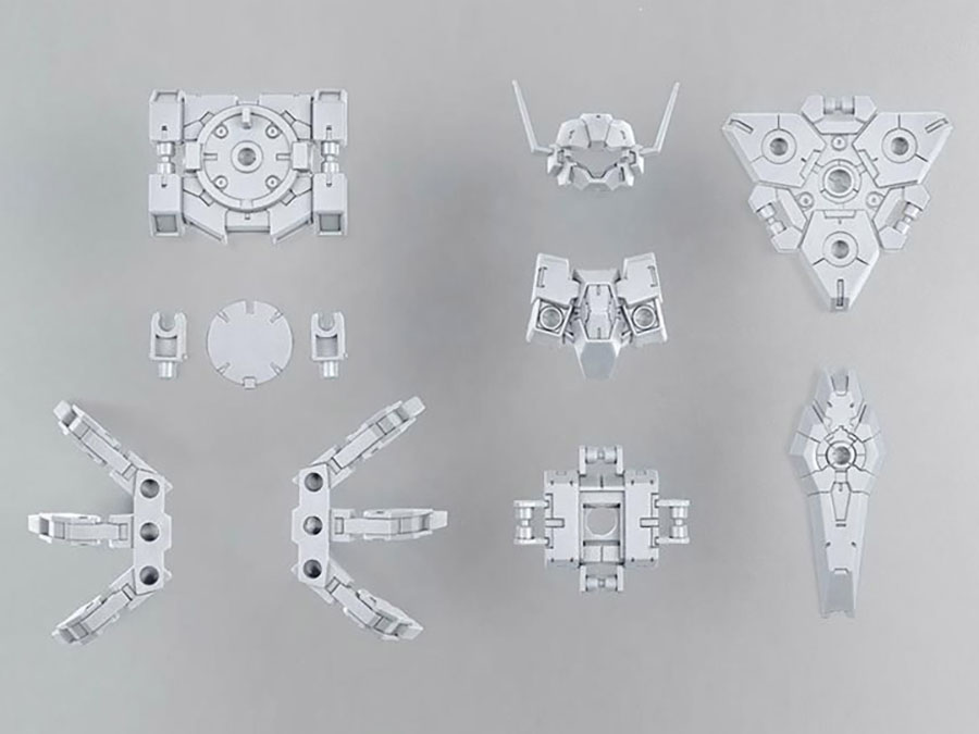 30 Minutes Missions Options 1/144 Kit - Box Of 12 Units - #OP-26 Option Armor For Commander (Rabiot Exclusive / White)