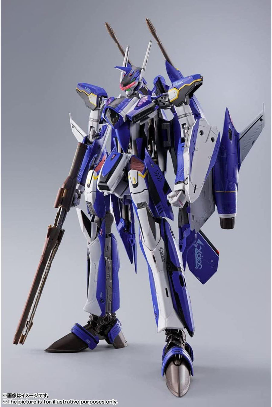 Macross Movie Absolute Live!!!!!! DX Chogokin - YF-29 Durandal Valkyrie Maximilian Jenius Use Full Set Pack Action Figure