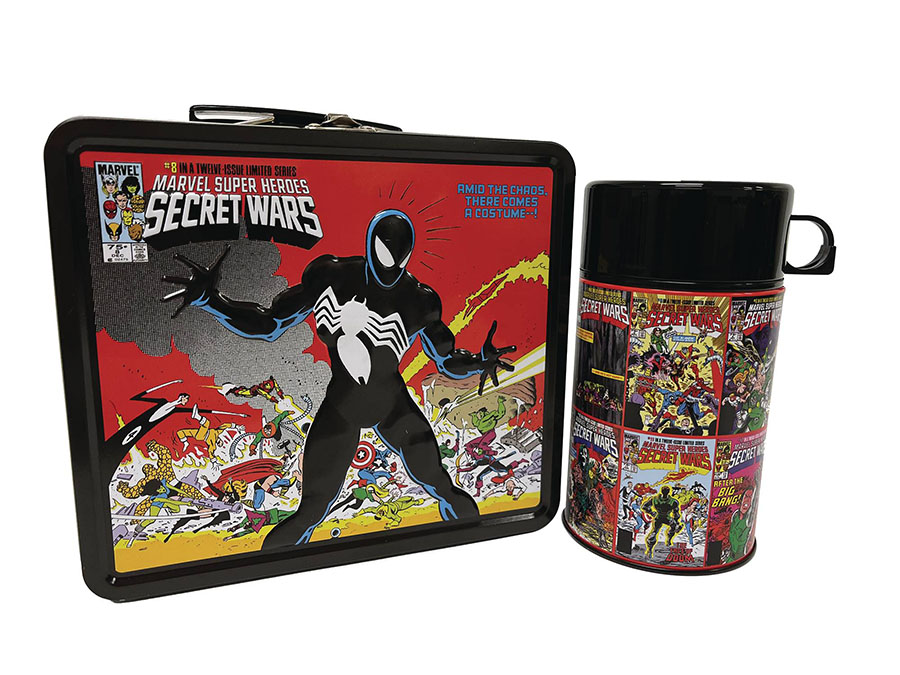 Tin Titans Marvel Secret Wars Previews Exclusive Lunchbox & Beverage Container