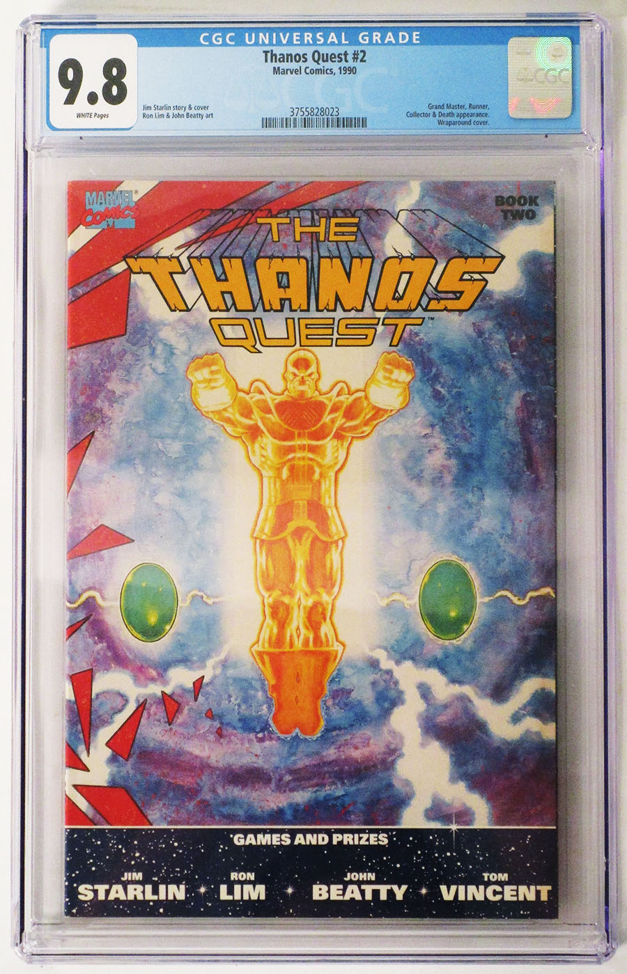Thanos Quest #2 Cover C CGC 9.8 1st Ptg