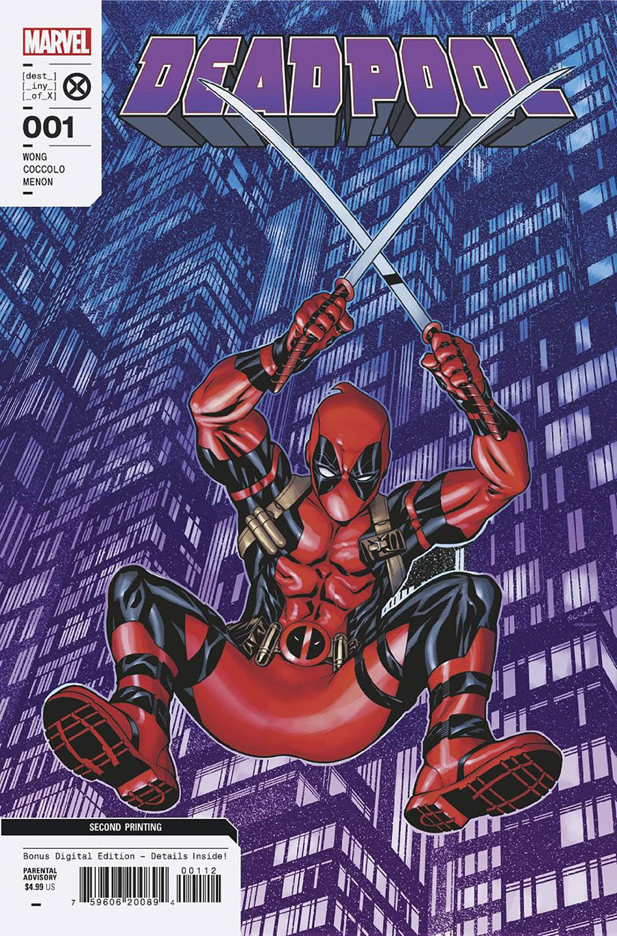 Deadpool Vol 8 #1 Cover I 2nd Ptg Mike McKone Variant Cover