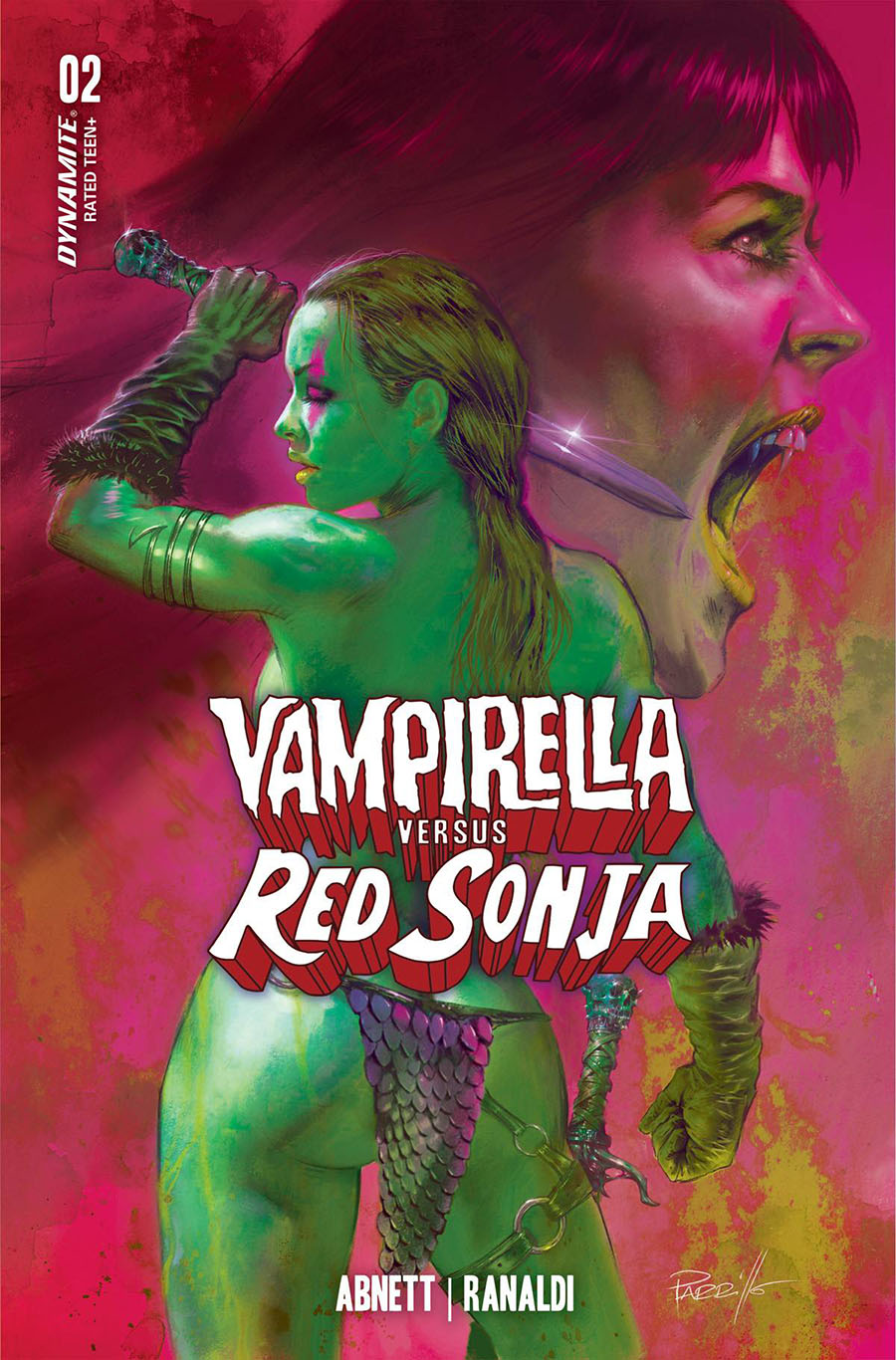Vampirella vs Red Sonja #2 Cover N Variant Lucio Parrillo Ultraviolet Cover
