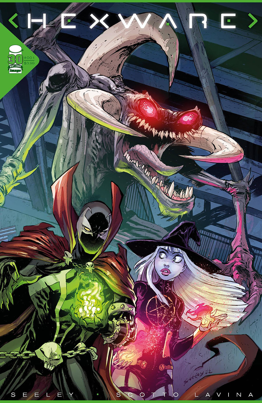Hexware #1 Cover D Variant Tim Seeley Spawn Cover (Limit 1 Per Customer)