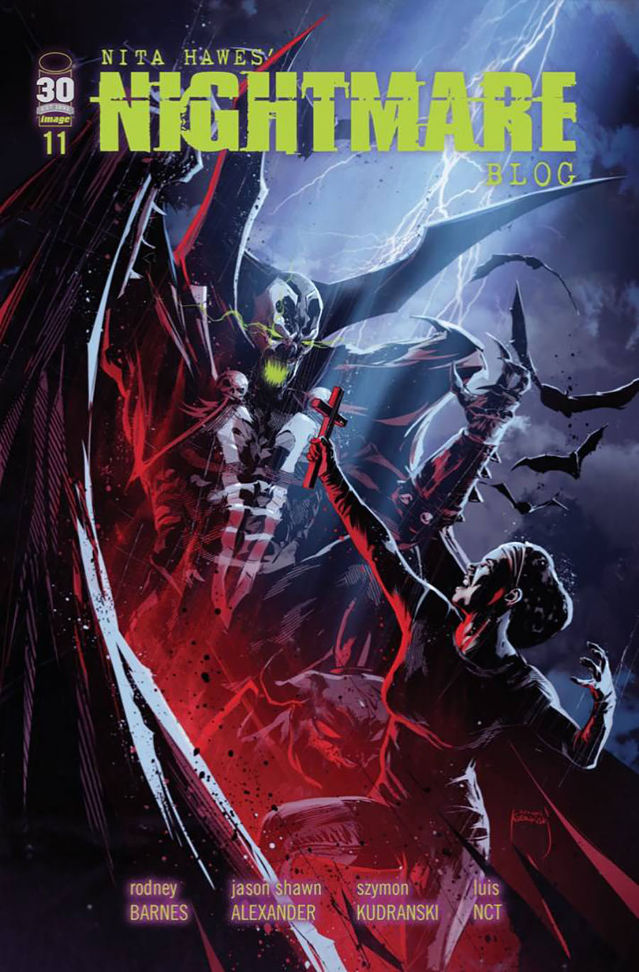 Nita Hawes Nightmare Blog #11 Cover C Variant Spawn Cover