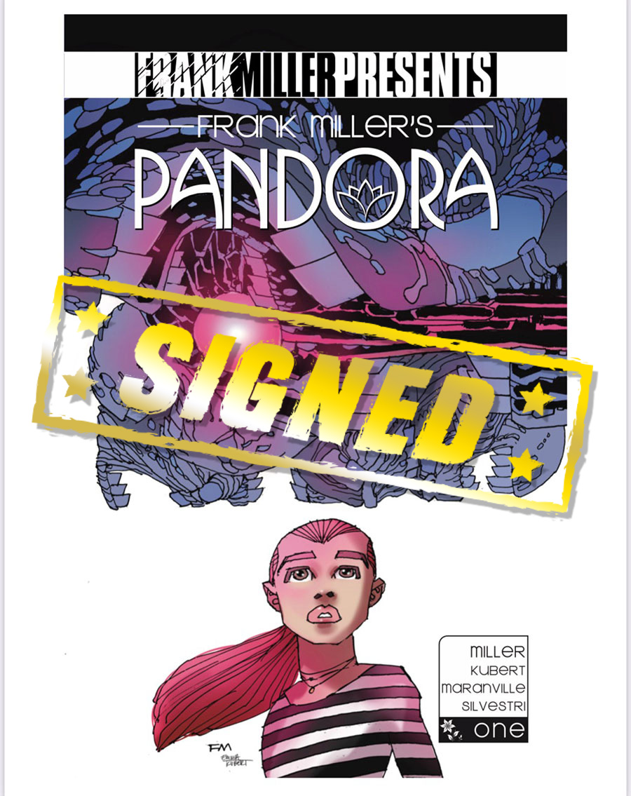 Frank Millers Pandora #1 Cover D Incentive Frank Miller Variant Cover Signed By Frank Miller & Emma Kubert