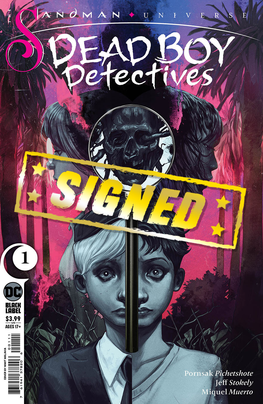 Sandman Universe Dead Boy Detectives #1 Cover F Regular Nimit Malavia Cover Signed By Pornsak Pichetshote