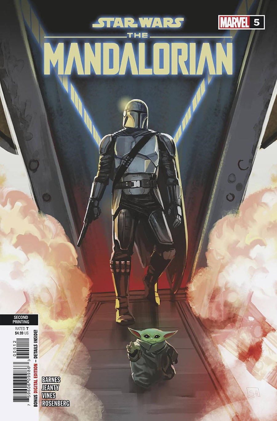 Star Wars The Mandalorian #5 Cover E 2nd Ptg Stephanie Hans Variant Cover