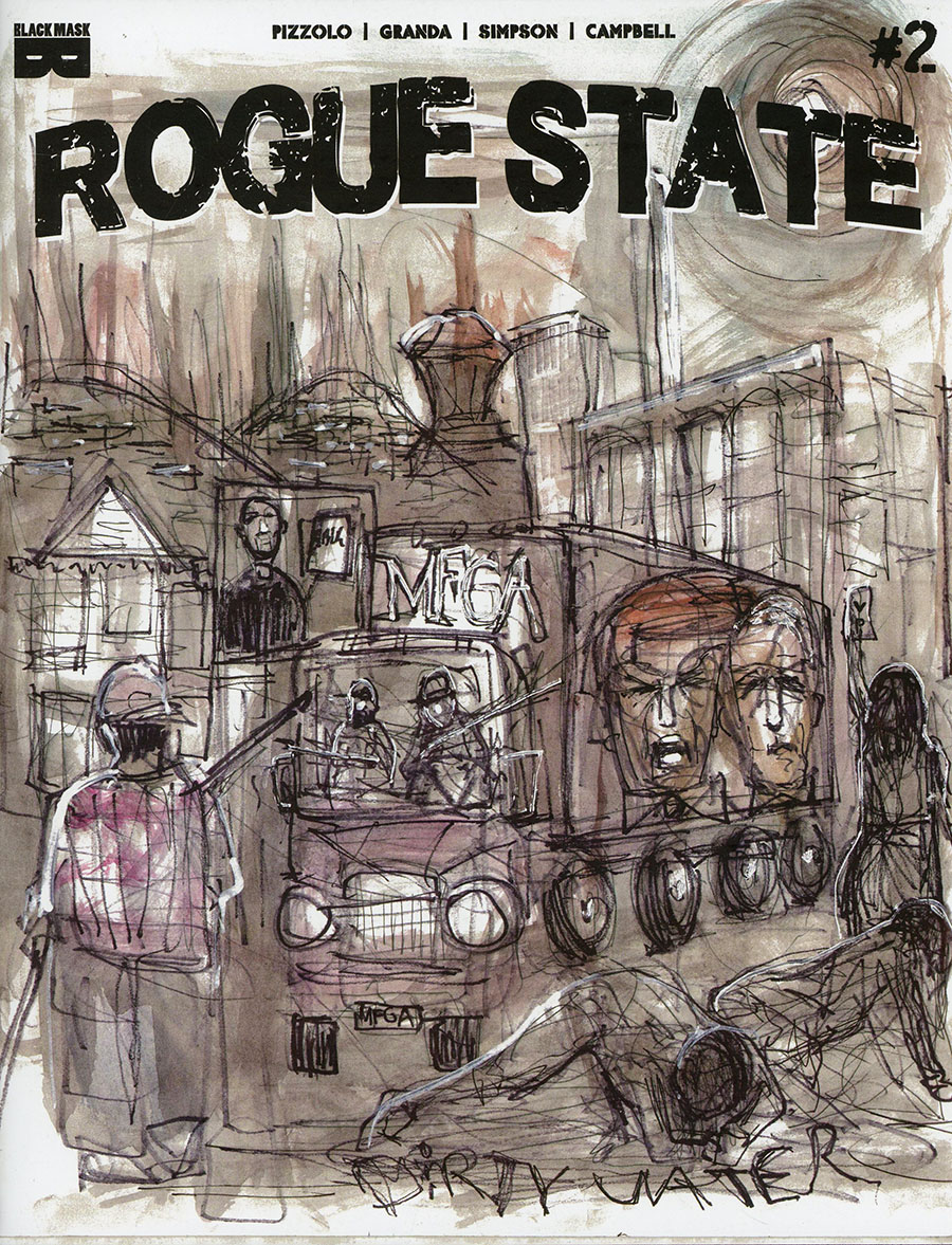 Rogue State #2 Cover E Variant Chuck D Cover